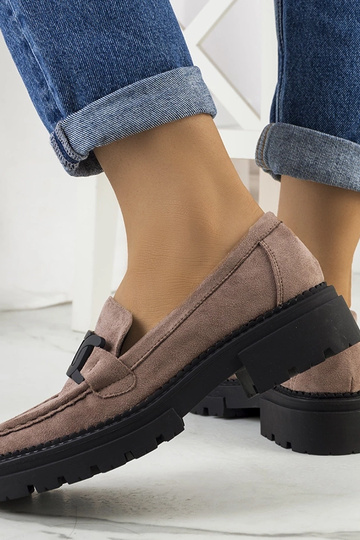 Botas marrons de camurça... 2