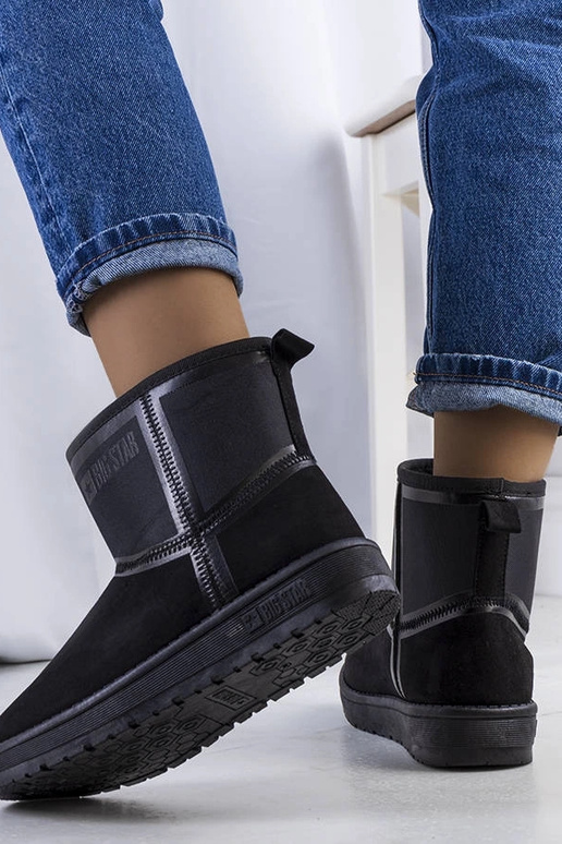 Botas de neve femininas pretas...