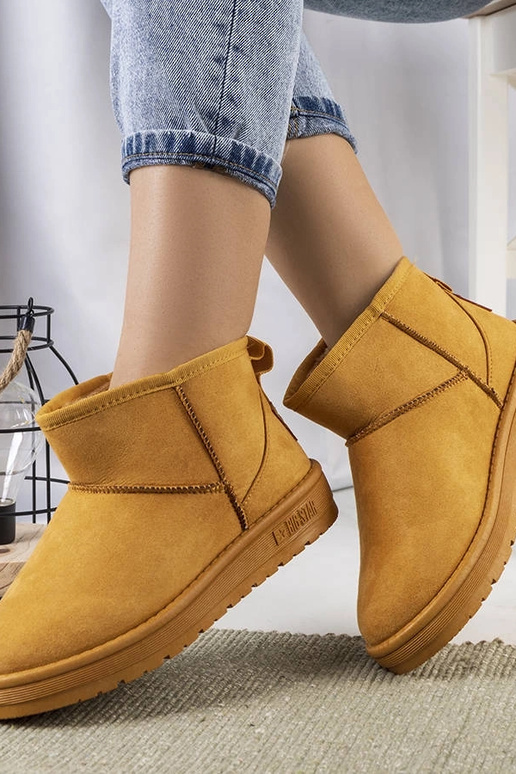 Botas de neve femininas marrons Big...