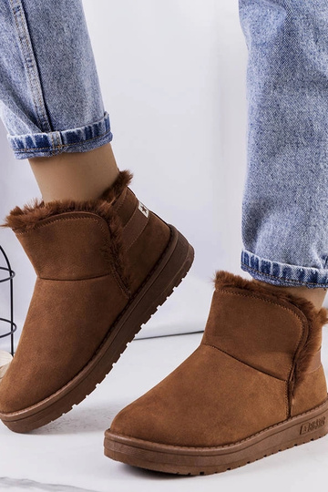 Botas de neve marrom com... 2