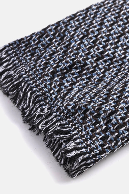 Cachecol Aria preto e azul