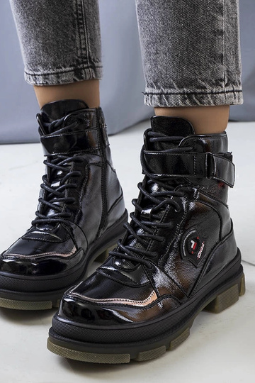 Botas curtas pretas com...