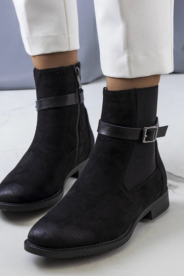 Botas curtas pretas de...