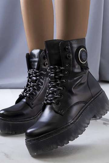 Botas Laureano pretas femininas