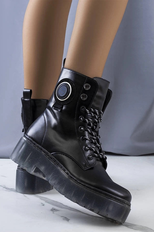 Botas Laureano pretas femininas