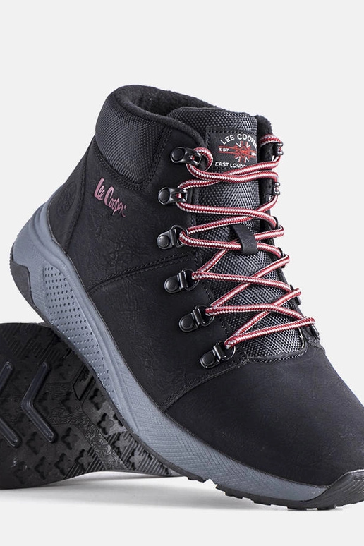 Botas de caminhada pretas de inverno,...