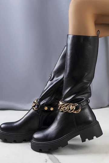 Botas Cortino pretas com... 2