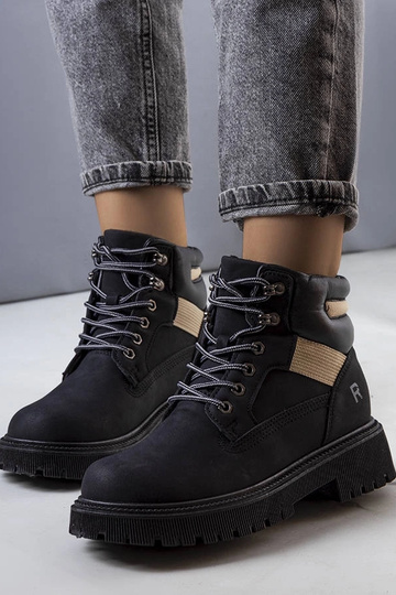 Botas Nadel pretas com...