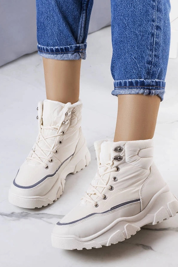 Botas Rimu com isolamento creme