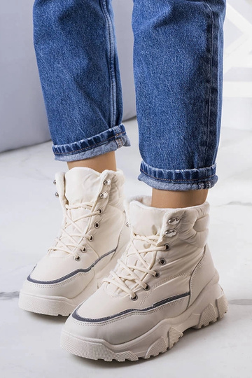 Botas Rimu com isolamento creme 2