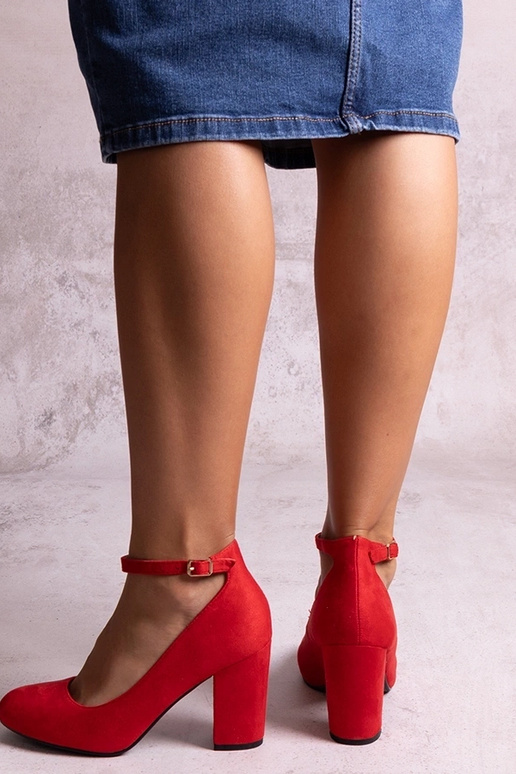 Sapatos Norrie Red Strappy