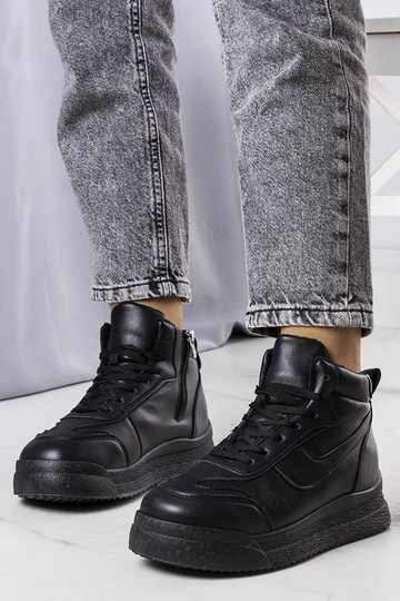 Tênis de inverno pretos,...