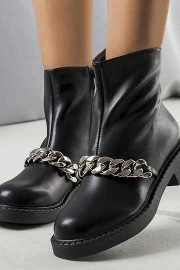 Botas de inverno pretas,...