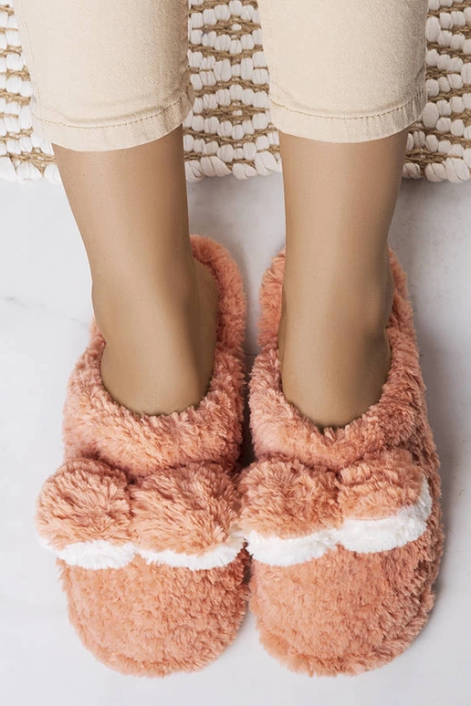 Chinelos Rabit rosa escuro macios