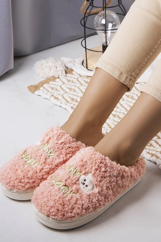 Pantufas Rosa Macias Por que Urso
