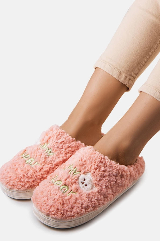Pantufas Rosa Macias Por que Urso