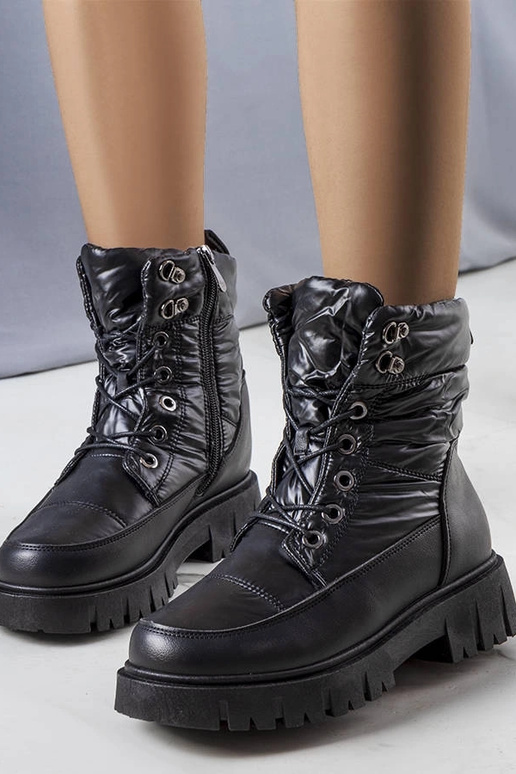 Botas de neve pretas femininas Anderson