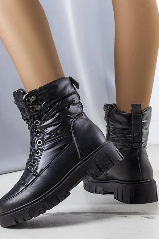 Botas de neve pretas femininas Anderson