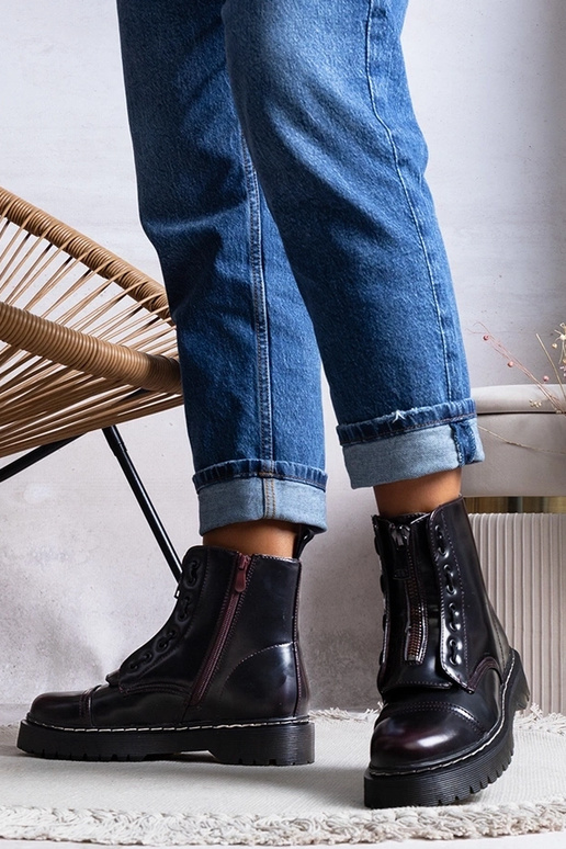 Botas de caçador isoladas Borgonha Royer