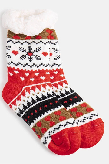 Meias de inverno laranjas...