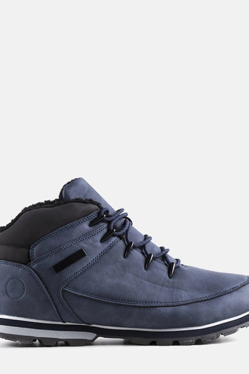 Botas de caminhada azul...