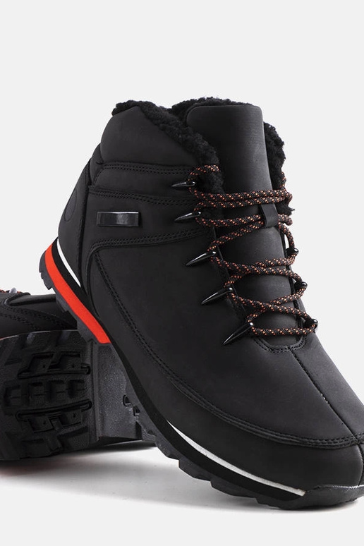 Botas de caminhada pretas de inverno,...