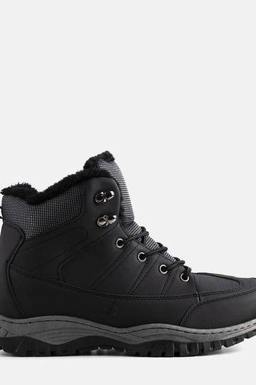 Botas de caminhada pretas de inverno, "Violette"