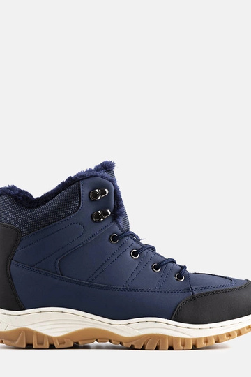 Botas Violette com isolamento azul marinho