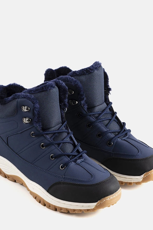 Botas Violette com isolamento azul...