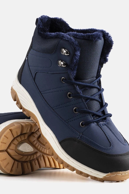 Botas Violette com isolamento azul...