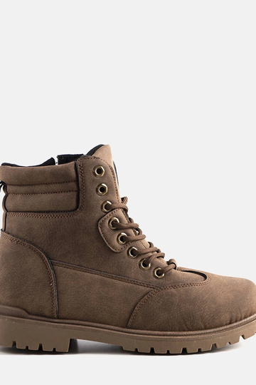 Botas de caminhada marrons...