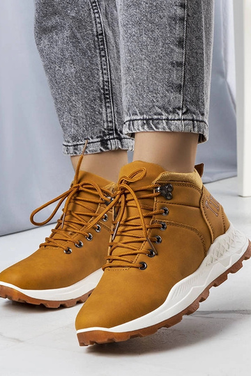 Botas de caminhada femininas Adleri marrom com isolamento
