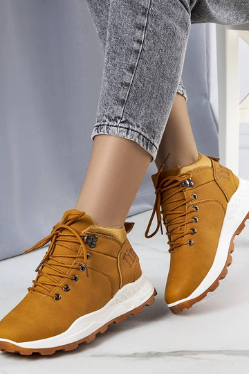 Botas de caminhada femininas Adleri marrom com isolamento 2