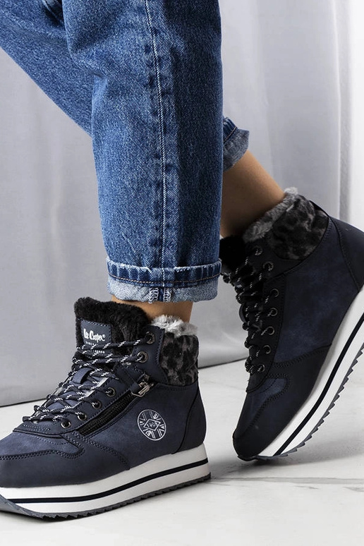 Botins azul escuro, "LCJ-22-31-1450L...