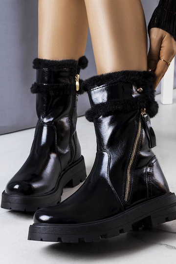 Botins de inverno pretos, "Lensil" 2