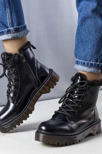 Botas de caçador pretas com... 2