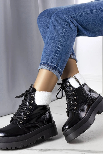 Botas de inverno pretos com... 2