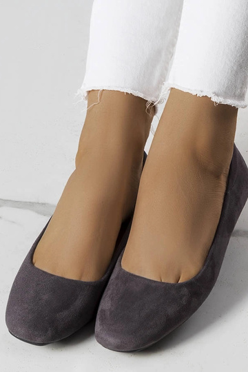 Jules Gray Eco-Suede Bailarinas 2