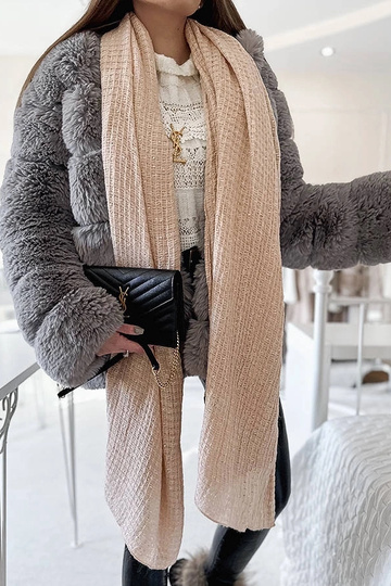 Cachecol Khalil Pink Polka Dot 2