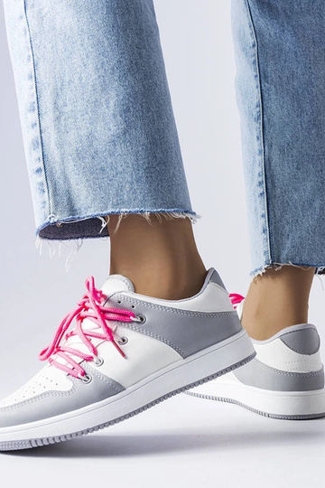 Tênis Shari branco retrô 2