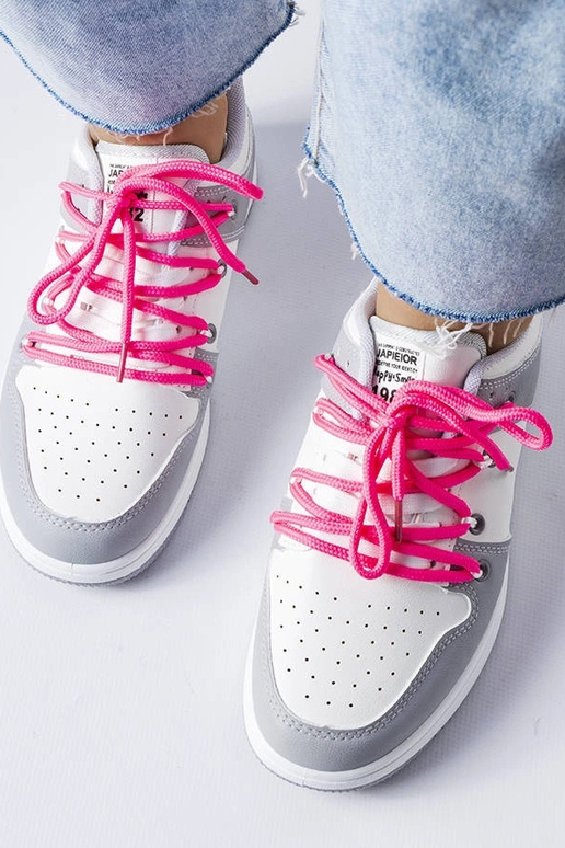 Tênis Shari branco retrô