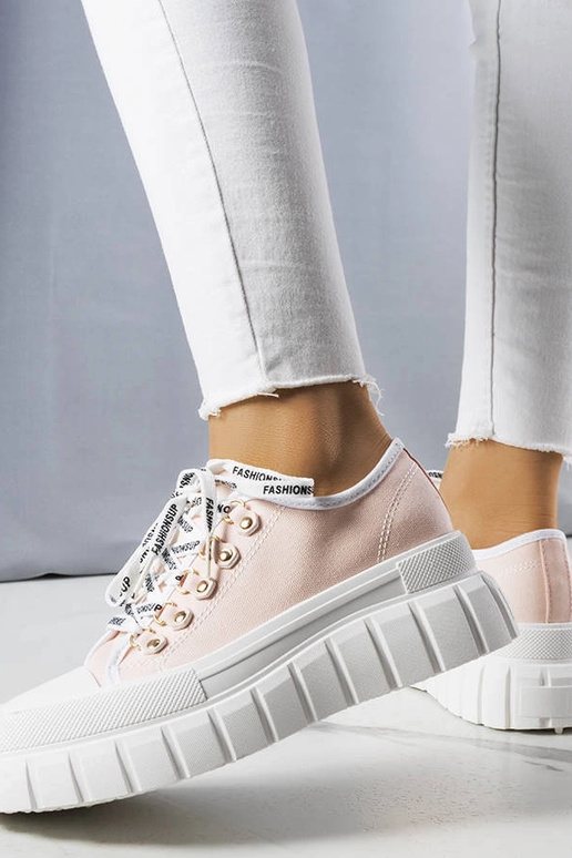 Sapatos rosa com plataforma, "Toni"