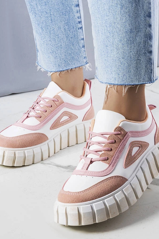 Sapatos rosa com plataforma, "Robyn"