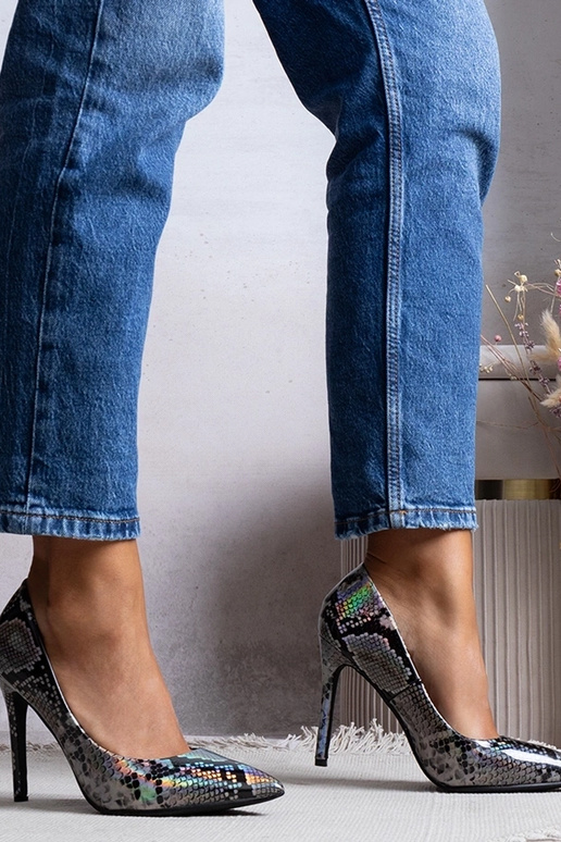 Ella Silver Salto Envernizado