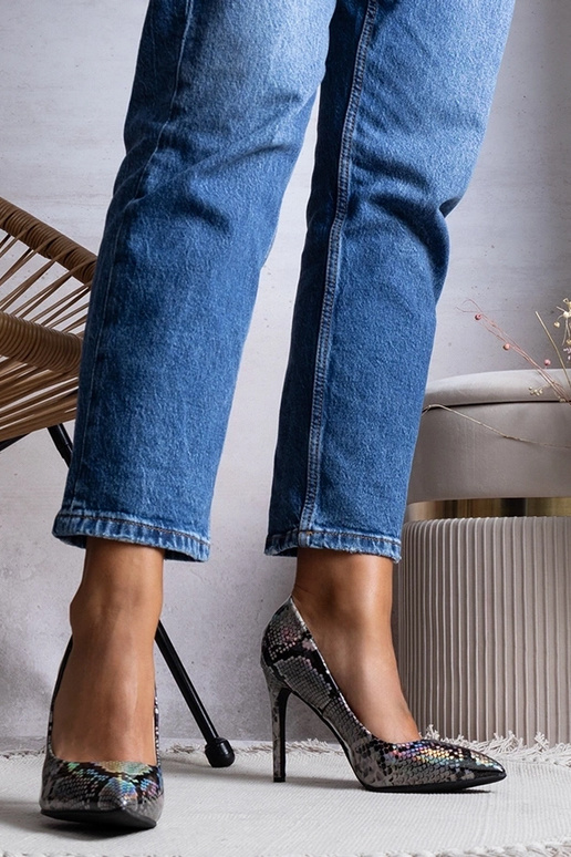 Ella Silver Salto Envernizado