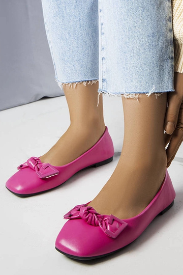 Sapatilhas de balé Tabitha Bow rosa