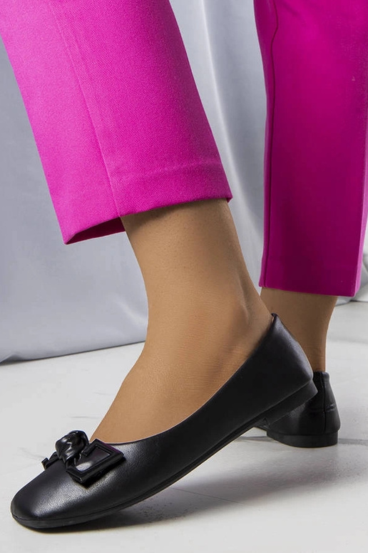 Sapatilhas de balé Tabitha Bow pretas