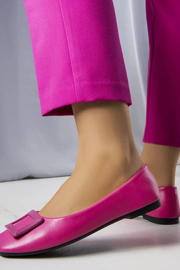 Bailarinas rosa com fivela Sheller 2