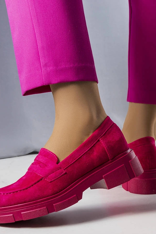 Botas rosas de camurça sintética...