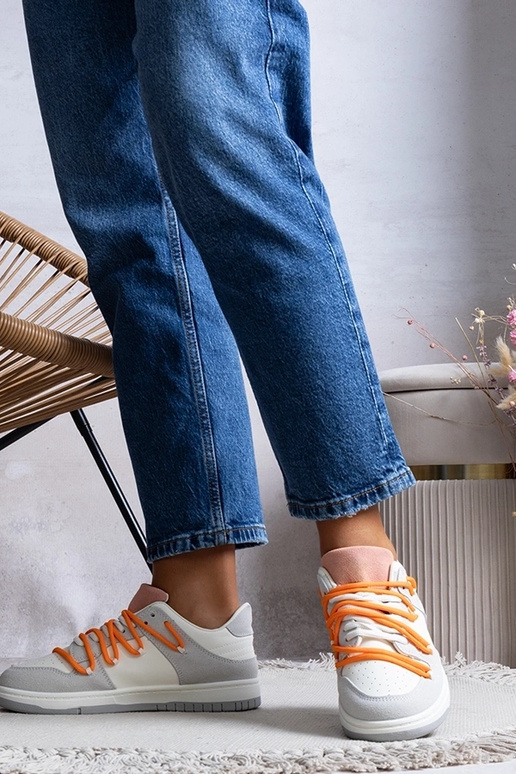 Tênis feminino cinza, tênis com...